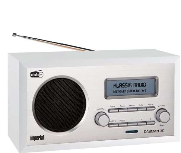 Imperial DABMAN 30, Personlig, Analog og digital, DAB+, FM, 87,5 - 108 MHz, 174 - 240 MHz, 5 W
