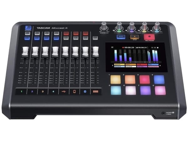 Tascam Mixcast 4 - Miksekonsoll for podcastopptak (MIXCAST 4)