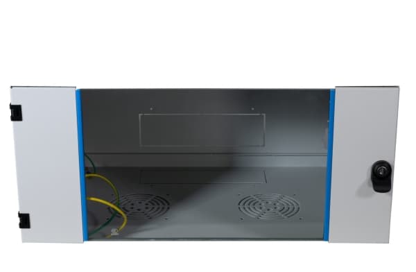 EFB Elektronik 102130GR.12, Framdörr, Grå, Glas, 12U, IP20, 600 mm