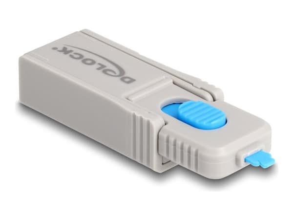 DeLOCK 20969, Portin lukitus, DisplayPort, HDMI, USB Type-A, USB Type-C, Harmaa, Muovi, 1 kpl, Polylaukku
