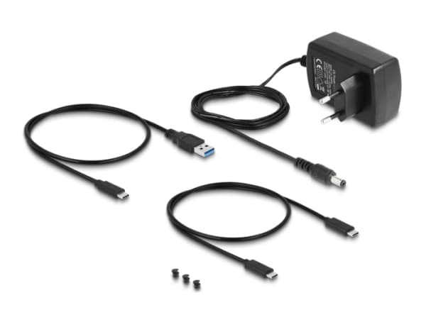 Delock USB Type-C-muunnin 1 x M.2 SSD:lle tai 1 x SATA SSD:lle / kiintolevylle