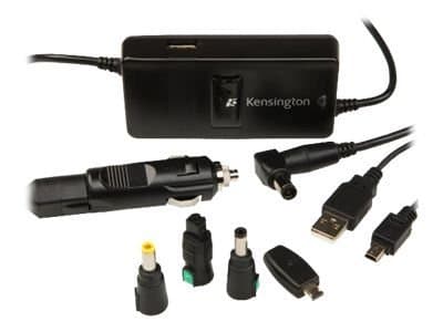 Kensington - Strömadapter - bil / flygplan - 90 Watt - för Inspiron 15R N5110, 17R 57XX, 3847; Latitude 13 7350, 3540, E5440, E7440; XPS M1210