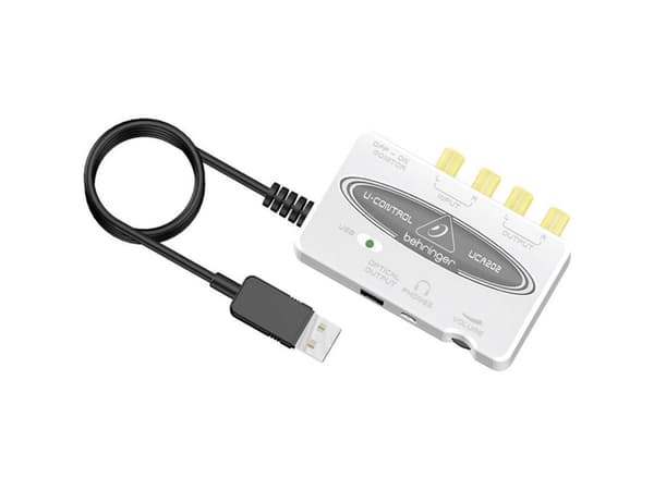 Behringer UCA202, Skrivbord, USB, 16-bit/48kHz, USB, 60 mm, 88 mm