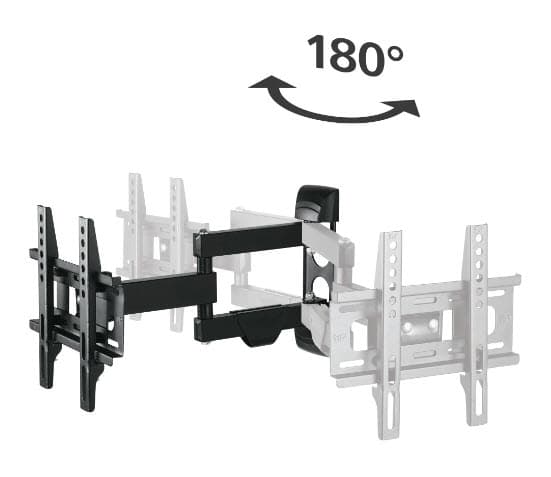 Hama 00220840, 50 x 50 mm, 200 x 200 mm, -12 - 12°, 3°, Stål, Sort