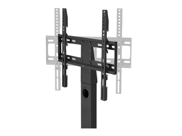 Hama 00220866, 139,7 cm (55"), 100 x 100 mm, 400 x 400 mm, 6°, Glass, Metall, Sort