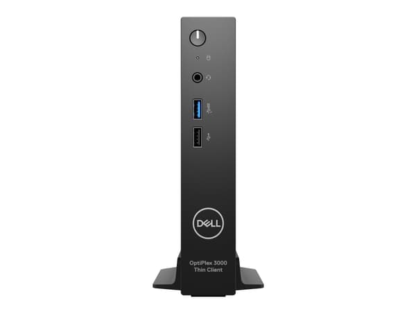Dell OptiPlex 3000 Thin Client - Tynn klient - DTS 1 x Celeron N5105 / inntil 2.9 GHz - RAM 8 GB - flash - eMMC 64 GB - UHD Graphics - Gigabit Ethern