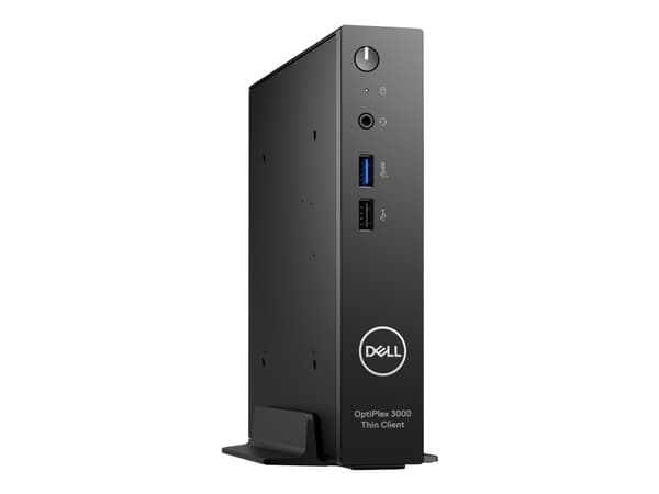 Dell OptiPlex 3000 Thin Client - Tynn klient - DTS 1 x Celeron N5105 / inntil 2.9 GHz - RAM 8 GB - flash - eMMC 64 GB - UHD Graphics - Gigabit Ethern