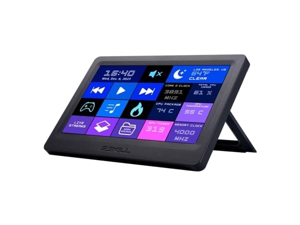 G.Skill WigiDash - Berøringsskjerm m/ LCD display - kapasitiv - kablet - USB
