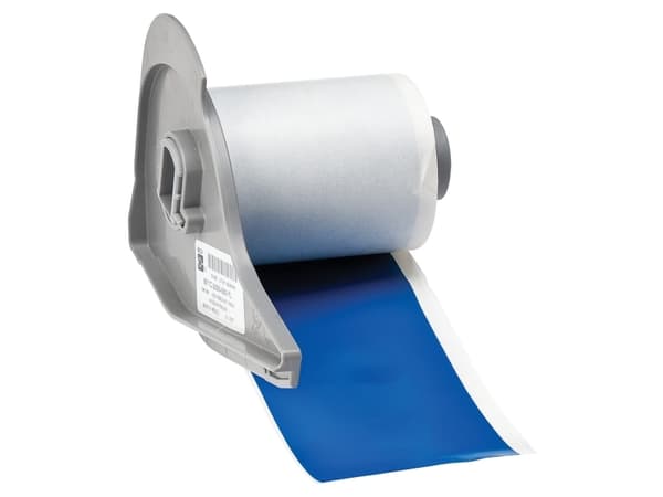 Brady M7C-2000-595-BL, Blå, Permanent akryl, Kontinuerlig etikett, 0,102 mm, Trermisk overføring, Vinyl