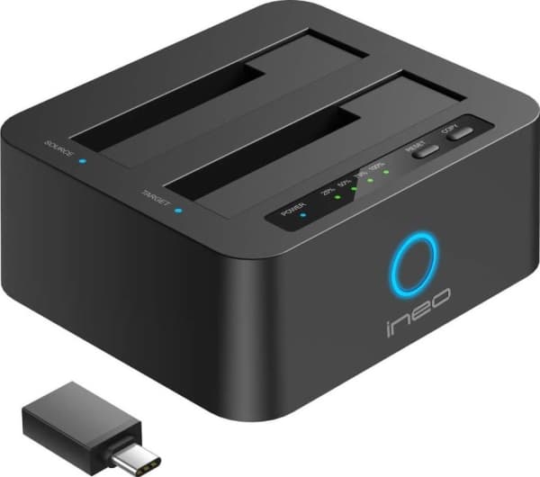 GrauGear 18071 - Dockingstation 2x 2.5''/3.5'' SATA USB 3.0 - Digital/Daten (T3527-VIII-EU)