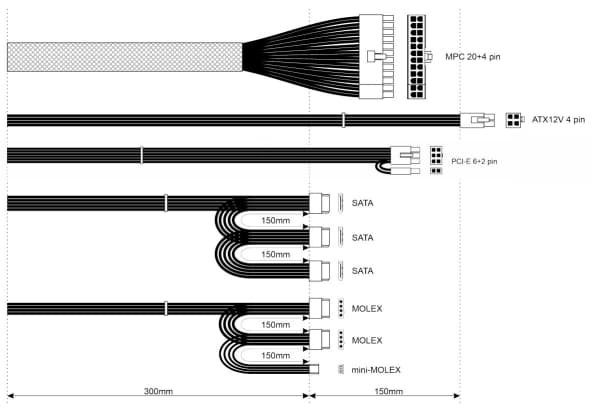 Akyga Basic Series AK-B1-500 - Strømforsyning (intern) - ATX12V 2.31 - AC 230 V - 500 watt - PFC - grå