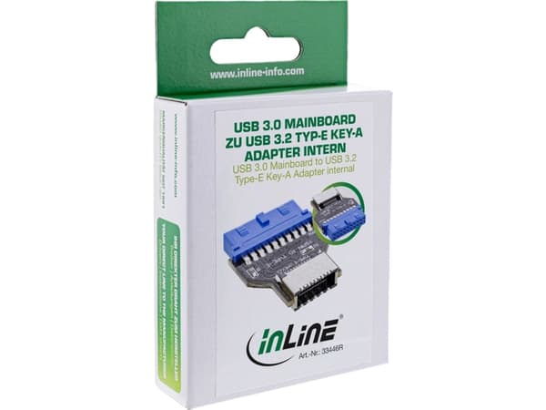 InLine 33446R, Hylskontakt, Hylskontakt, Hylskontakt, Rak, Rak, 5 Gbit/sek.