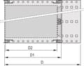Miniatyrbild 3 av 5: Schroff 24564-432, Understativ, Gjuten aluminium, Gjuten aluminium, 7,5 kg, 6U, IEC 60297-3-100, -101, IEEE 1101.1