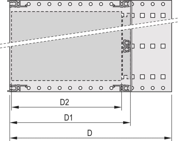 Schroff 24564-432, Understativ, Gjuten aluminium, Gjuten aluminium, 7,5 kg, 6U, IEC 60297-3-100, -101, IEEE 1101.1