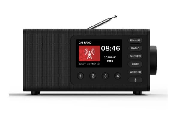 Hama DR1001BT, Henkilökohtainen, digitaalinen, DAB, DAB+, FM, 5 W, TFT, 10,9 cm (4,3")