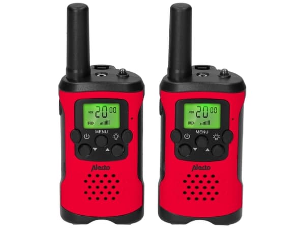 Alecto FR115RD, Profesjonell mobilradio (PMR), 8 kanaler, 446 MHz, 7000 m, AAA, 49 mm