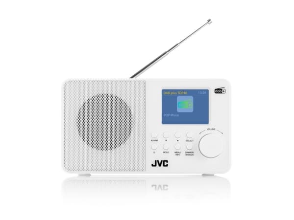 JVC Radio DAB RA-E611W-DAB valkoinen