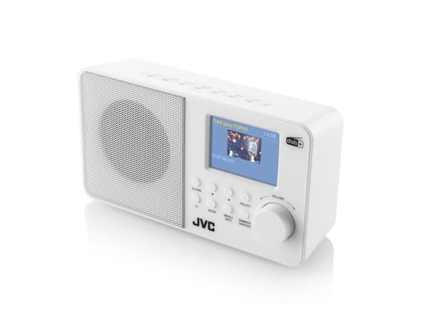 JVC Radio DAB RA-E611W-DAB valkoinen