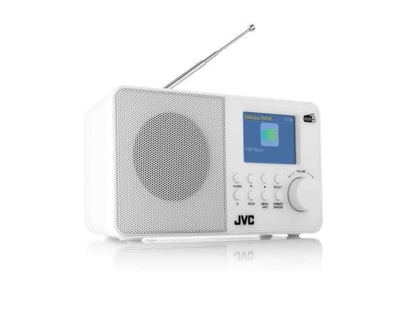 JVC Radio DAB RA-E611W-DAB valkoinen