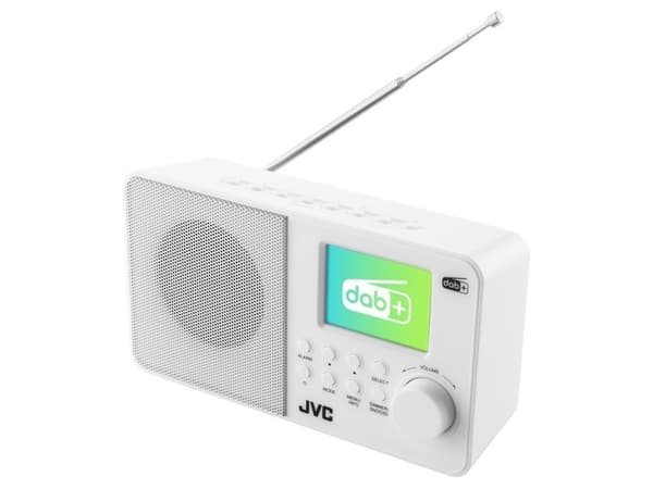 JVC Radio DAB RA-E611W-DAB valkoinen