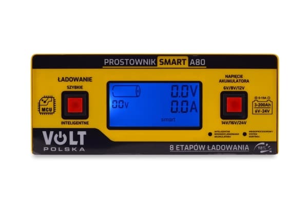 Smart Volt tasasuuntaaja Puola 6V/12V/24V 15A A80 A80