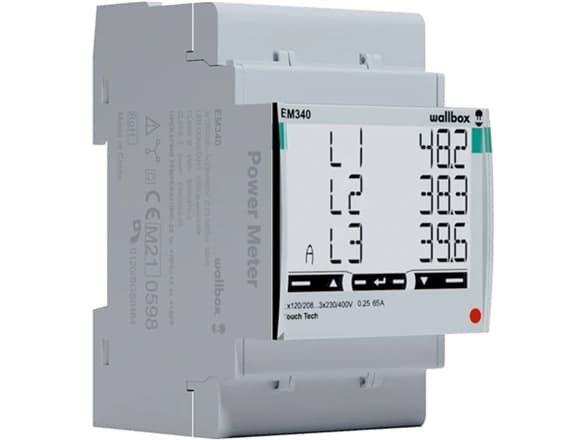 Wallbox Power Meter (3 phase up to 65A/PRO380Mod/Inepro) | MTR-3P-65A-IN