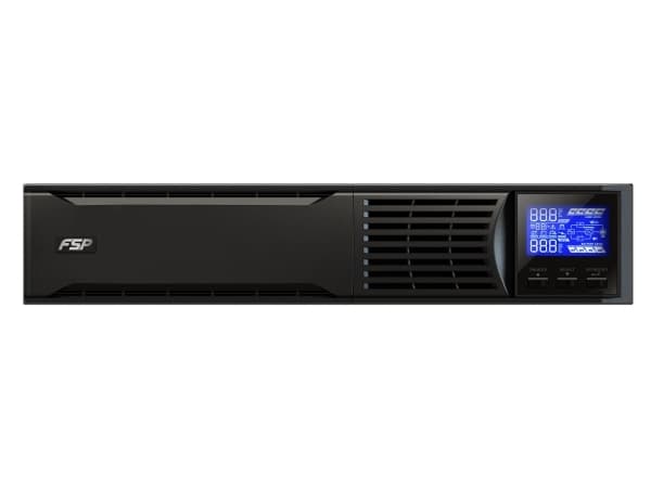 FSP CHAMP 3K stelažas ONLINE, UPS, 3000VA, 2700W