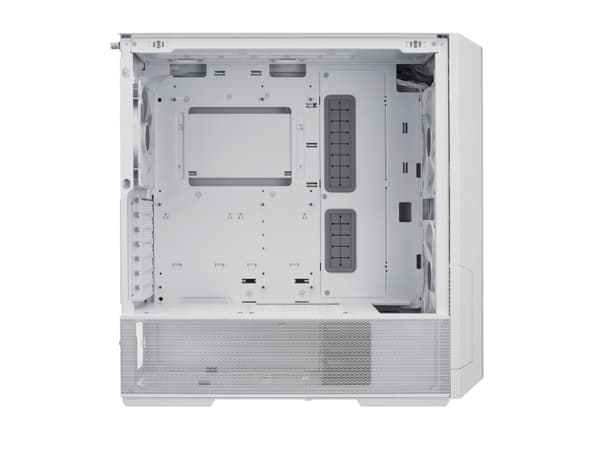 Lian Li Lancool 216R-W - Mid tower - utökad ATX - genomskinlig sidopanel (härdat glas) - ingen strömförsörjning (ATX) - vit - USB/ljud