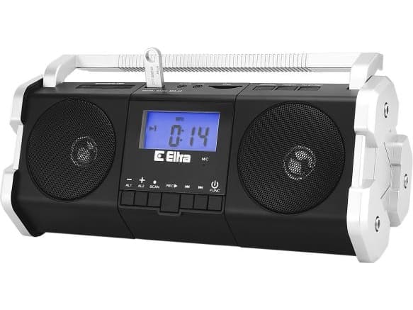Eltra Radiomottagare MAJA svart-silver