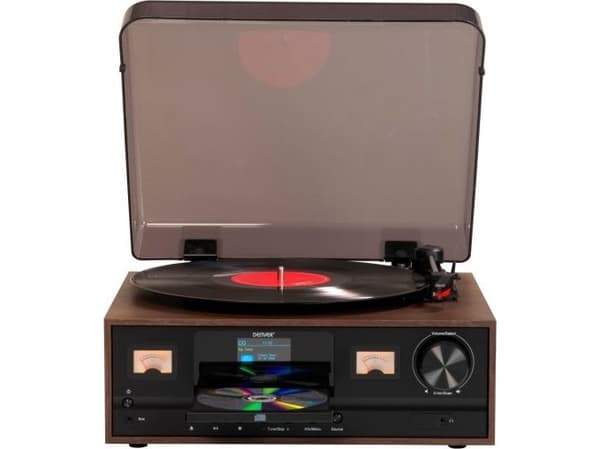 Denver MRD-52LIGHTWOOD, hopea, puu, DAB+,FM, 10 W, teho, 230 V, 50 Hz