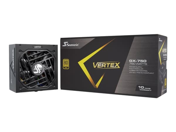 Seasonic VERTEX GX-750 - Strømforsyning (intern) - ATX12V - 80 PLUS Gold - 750 watt