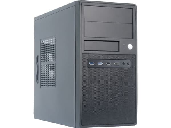 Chieftec CT-04B-350GPB, PC, Sort, micro ATX, Mini-ITX, SECC, 14 cm, 34 cm, 34 cm