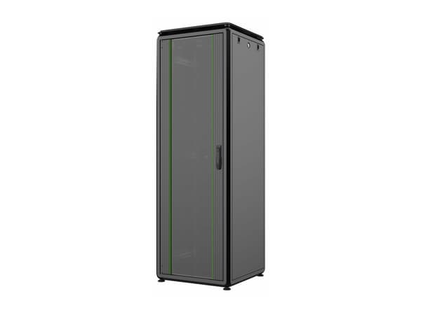 Lanview by Logon Data Line - Rack skåp - 600 x 600 mm, data line - fristående - svart - 36U - 19"