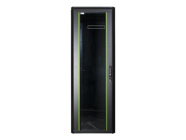 LOGON RDL36U68BL, 36U, Itseseisova teline, 600 kg, Musta, Metalli, Terästä