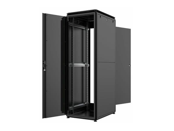 LOGON RDL36U68BL, 36U, Itseseisova teline, 600 kg, Musta, Metalli, Terästä