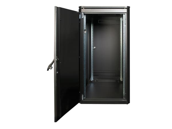 Lanview by Logon - Rackskåp - 600 x 1000 mm, datalinje - fristående - svart, RAL 9005 - 22U - 19"
