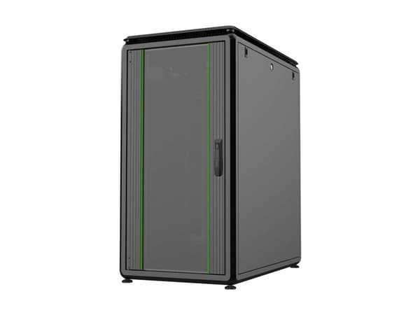 Lanview by Logon - Rackskåp - 600 x 1000 mm, datalinje - fristående - svart, RAL 9005 - 22U - 19"