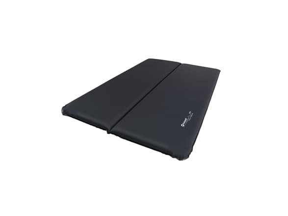 Outwell Sleepin Double 7,5 cm självuppblåsande matta - svart/grå Universal