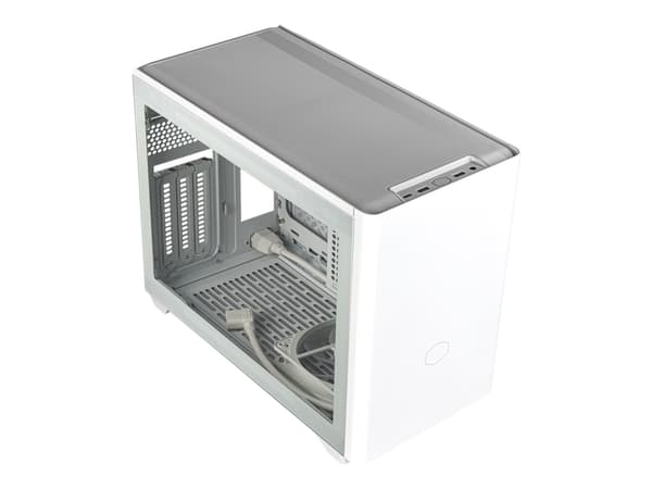 Cooler Master MasterBox NR200P V2 - Mini-ITX - ingen strömförsörjning (SFX / SFX-L) - vit - USB/ljud