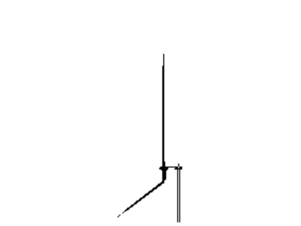 Albrecht AE `LS` Boomerang, 275cm, 600W Balkonantenne, Aluminium-Strahler, Boomerang 27-A (6350)