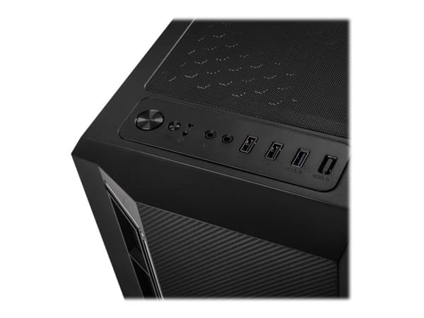 Kolink Inspire K7 ARGB, Midi Tower, PC, Svart, ATX, micro ATX, Mini-ITX, Nät, Plast, Stål, Härdat glas, 16 cm