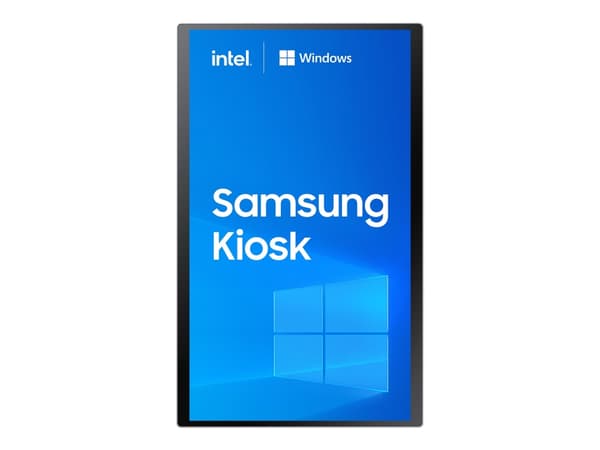 Samsung KM24C-5 - Kiosk 1 x Core i5 upp till - flash 256 GB - Win 10 IoT Enterprise (inkluderar Win 10 IoT-licens) - skärm: LED 24" 1920 x 1080 (Full Vit