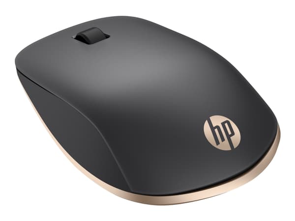 HP Z5000 - Mus - høyre- og venstrehåndet - 3 knapper - trådløs - Bluetooth - mørk ask Sort, Kopper, Sølv