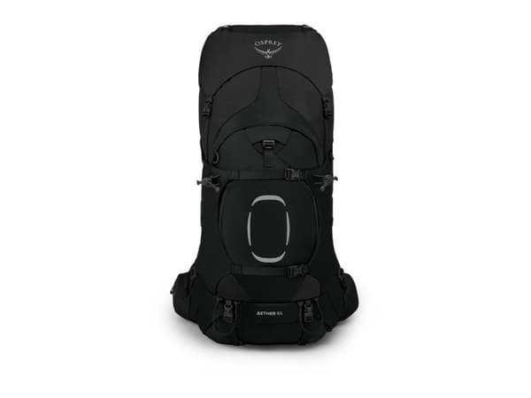 Osprey Aether 65, Svart, Hankoppling, Nylon, L/XL, 68 l, 2,2 kg