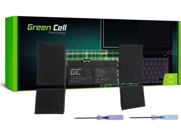 Green Cell - Batteri til bærbar PC (tilsvarer: Apple A1527) - litiumpolymer - 6-cellers - 4300 mAh - 33 Wh - svart