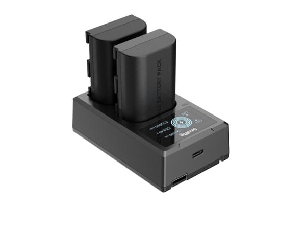 SmallRig 3821, Litiumioni (Li-Ion), 2 kpl, Sisältää paristot musta
