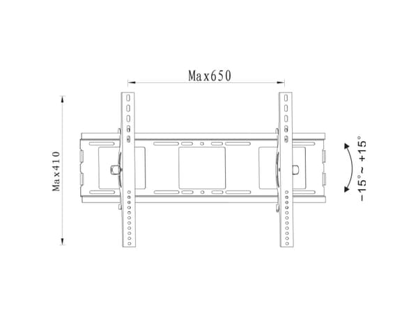 Techly Techly veggfeste for LED/LCD 32-70