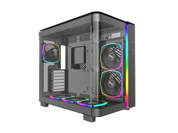 Montech KING 95 PRO Midi Tower Sort Svart
