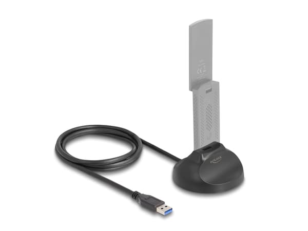 Delock - USB-forlengelseskabel - USB (hann) til USB (hunn) stand - USB 3.0 - 1.5 A - 1.2 m - svart