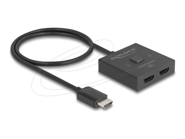 DeLOCK 18901, HDMI, Plast, Sort, 144 Hz, 3840 x 2160, 7680 x 4320, 7680 x 4320 piksler